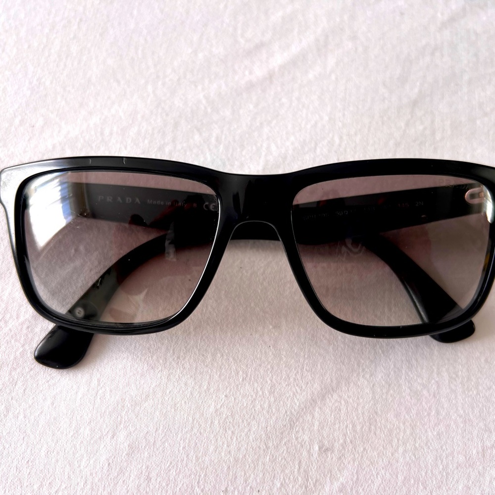 Prada Classic Black Wayfarer Sunglasses